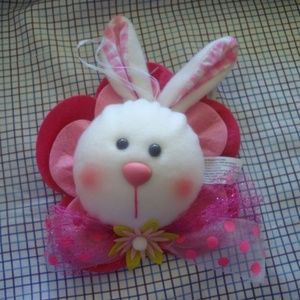 Pink Sweet Bud Bunny Flower Hanging decoration / Ornament New